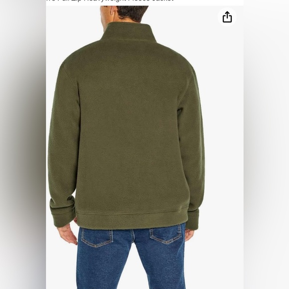 Orvis Men’s zip heavyweight fleece jacket - Picture 3 of 6